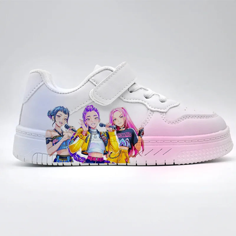 2026 Children's Fashion Casual Shoes Kids Student New Design  White Sport Shoes Boys Girls Anti-slip Outdoor Breathable Sneakers