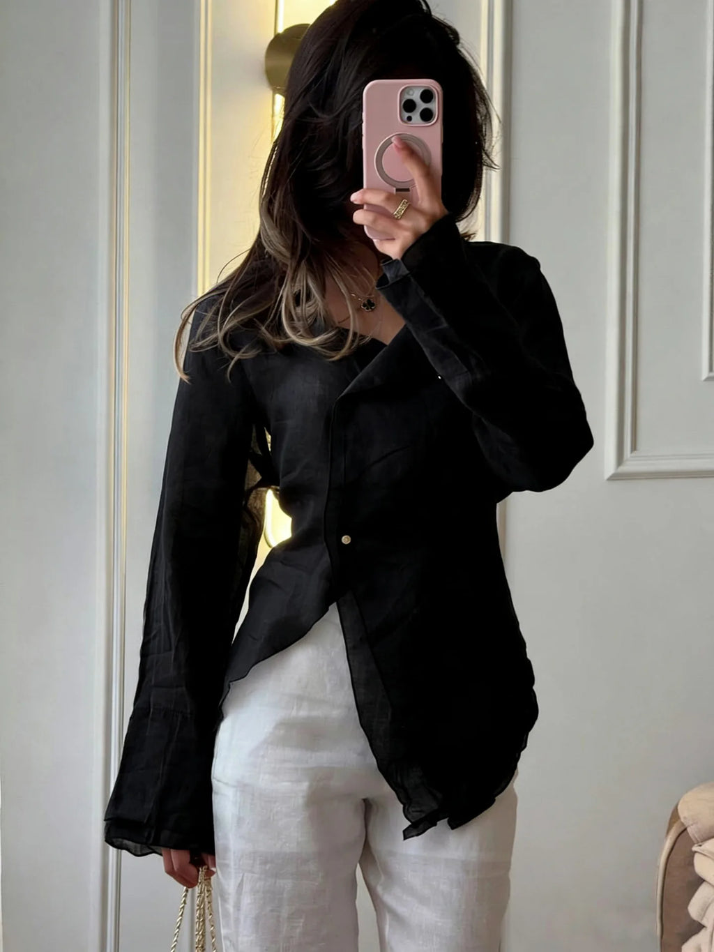 Women Blouses 2026 Spring Summer Long Sleeve Blouse Woman Blouse Shirt Office Elegant Work Shirt Top Blusas Mujer De Moda