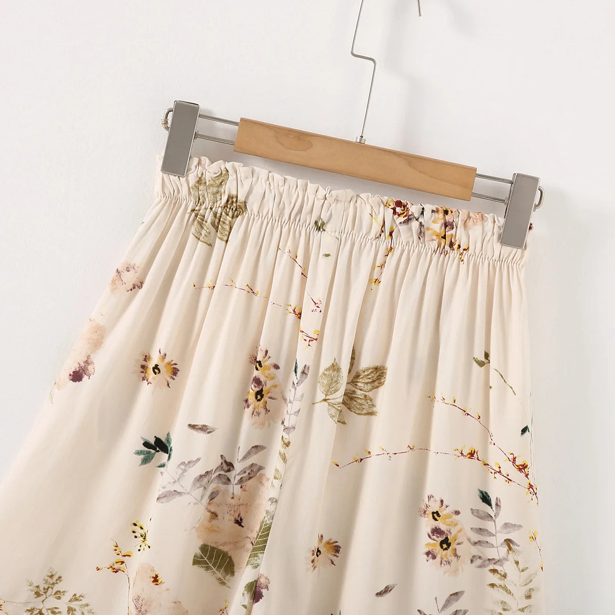 Elegant Versatile Floral Shirt & Shorts/Pants Set Women French Style Silky Viscose Loungewear 2Pcs Summer Pajamas Outerwear Top