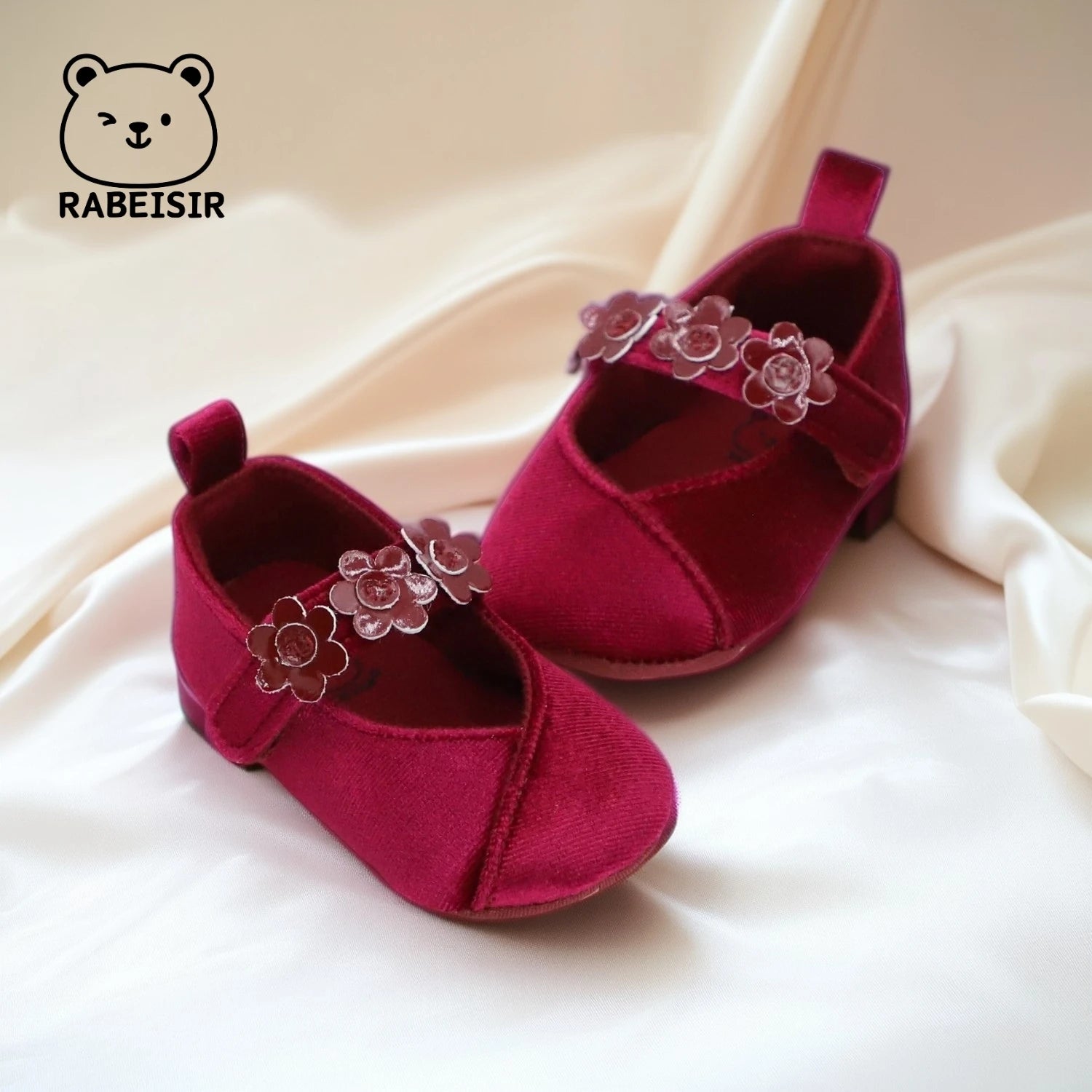 Baby Girl Princess Shoes 0-18 Months Baby Walking Shoes Fashionable and Sweet