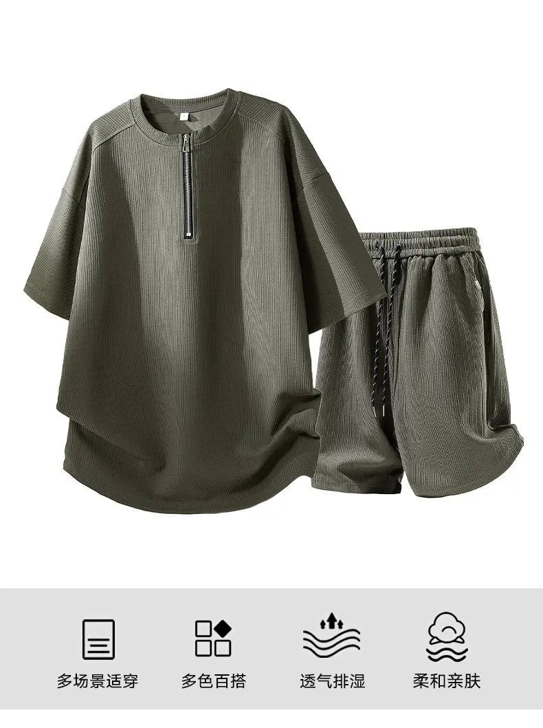 Summer 2026 New Short-sleeved Suit Men Graphic T Shirts Men Clothing Футболки Со Стразами Mens T Shirts