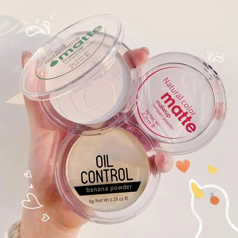 Make Up Face Powder Pressed Powder Brighten Oil-control Nude Makeup Pressed Powder Foundation Makeup Base Cosmetics