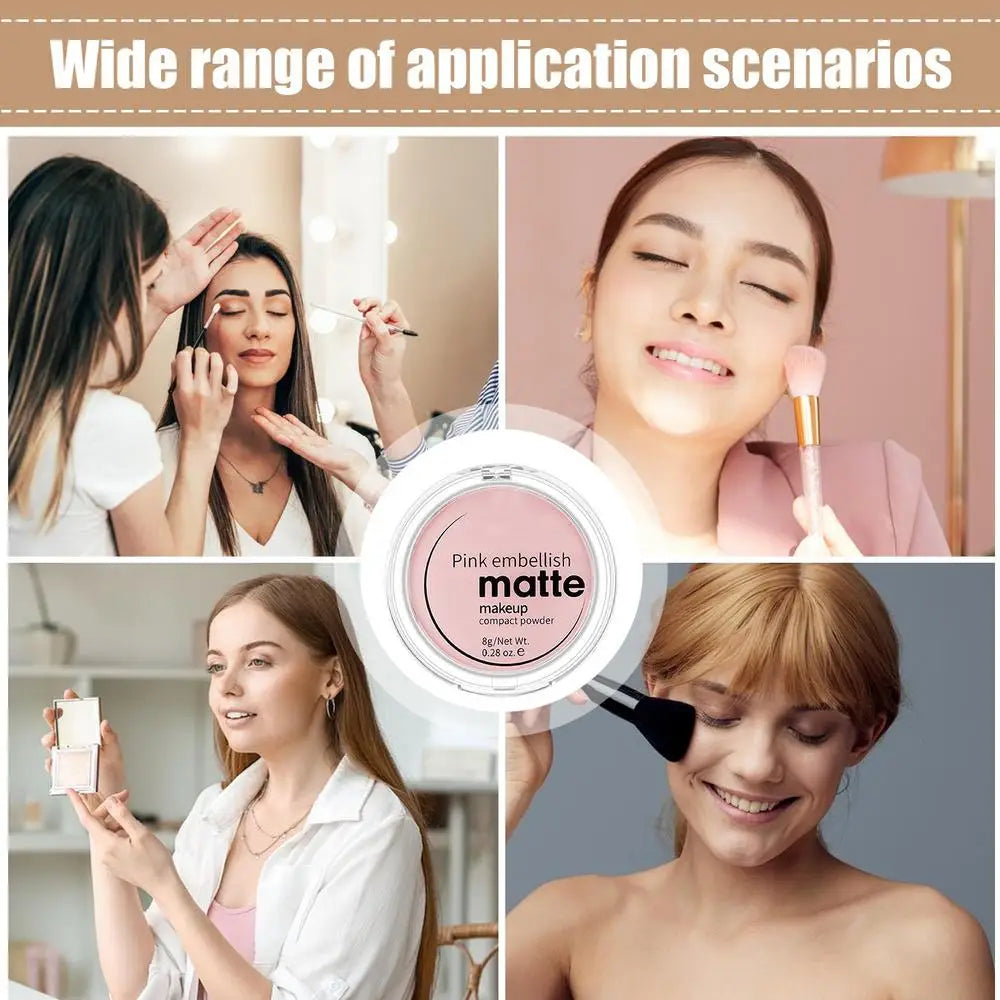 Make Up Face Powder Pressed Powder Brighten Oil-control Nude Makeup Pressed Powder Foundation Makeup Base Cosmetics