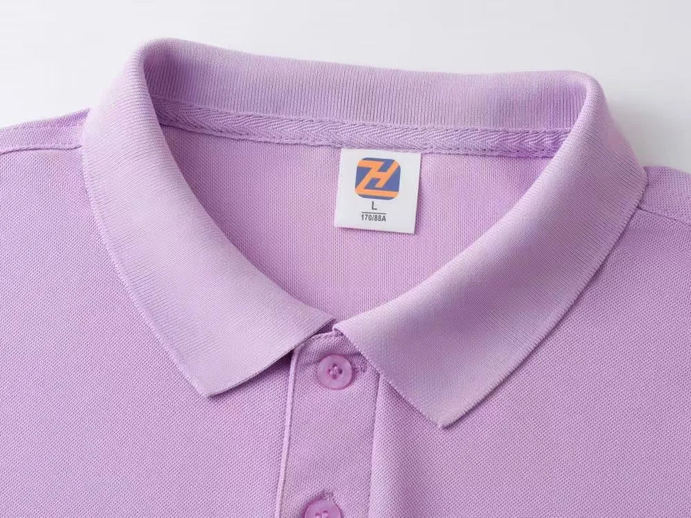 Men's collar polo shirt, casual business fashion, slim fit polo shirt, new summer 2026 collection