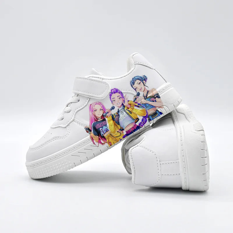 2026 Children's Fashion Casual Shoes Kids Student New Design  White Sport Shoes Boys Girls Anti-slip Outdoor Breathable Sneakers