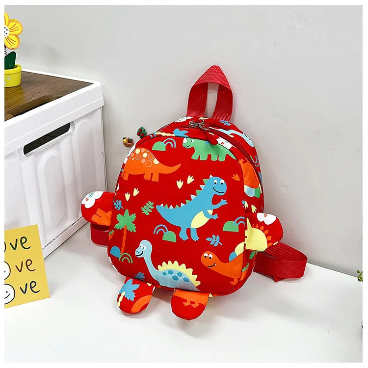 Cute Children Bag Cartoon Dinosaur Kids School Bags Kindergarten Preschool Outdoor Travel Backpack for Boys Girls Anti-lost