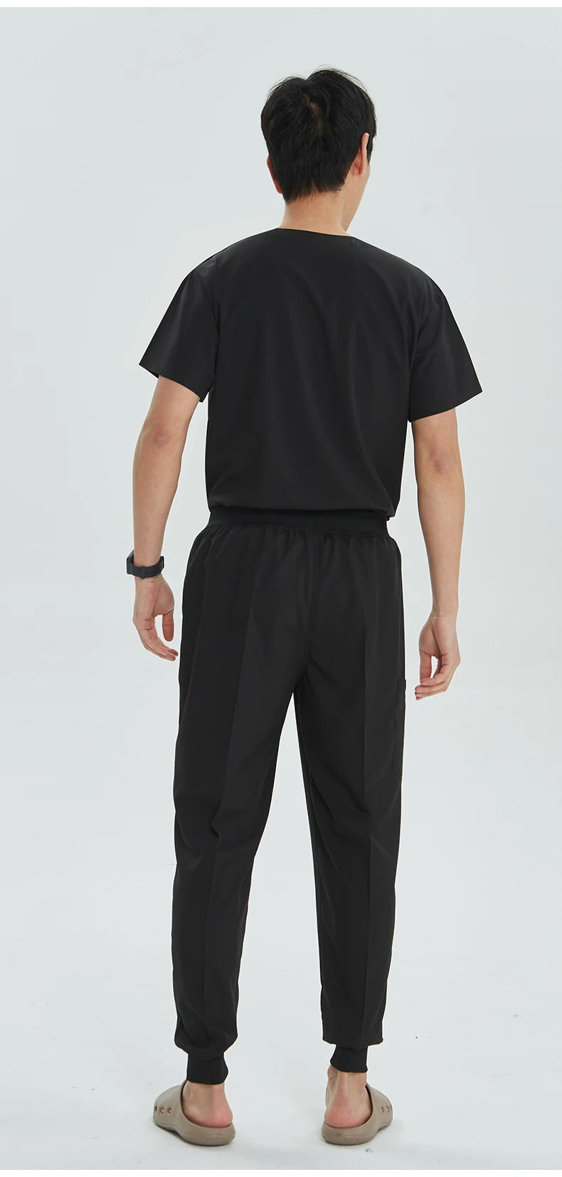 2026 V-neck Medical Nursing Uniforms for Men Short Sleeves Scrubs Surgical Sets Pediatrics Hospital Clothing S21