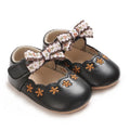 Baby girl princess shoes cute and breathable bow for young children anti slip flower casual sports shoes baby soft soled shoes