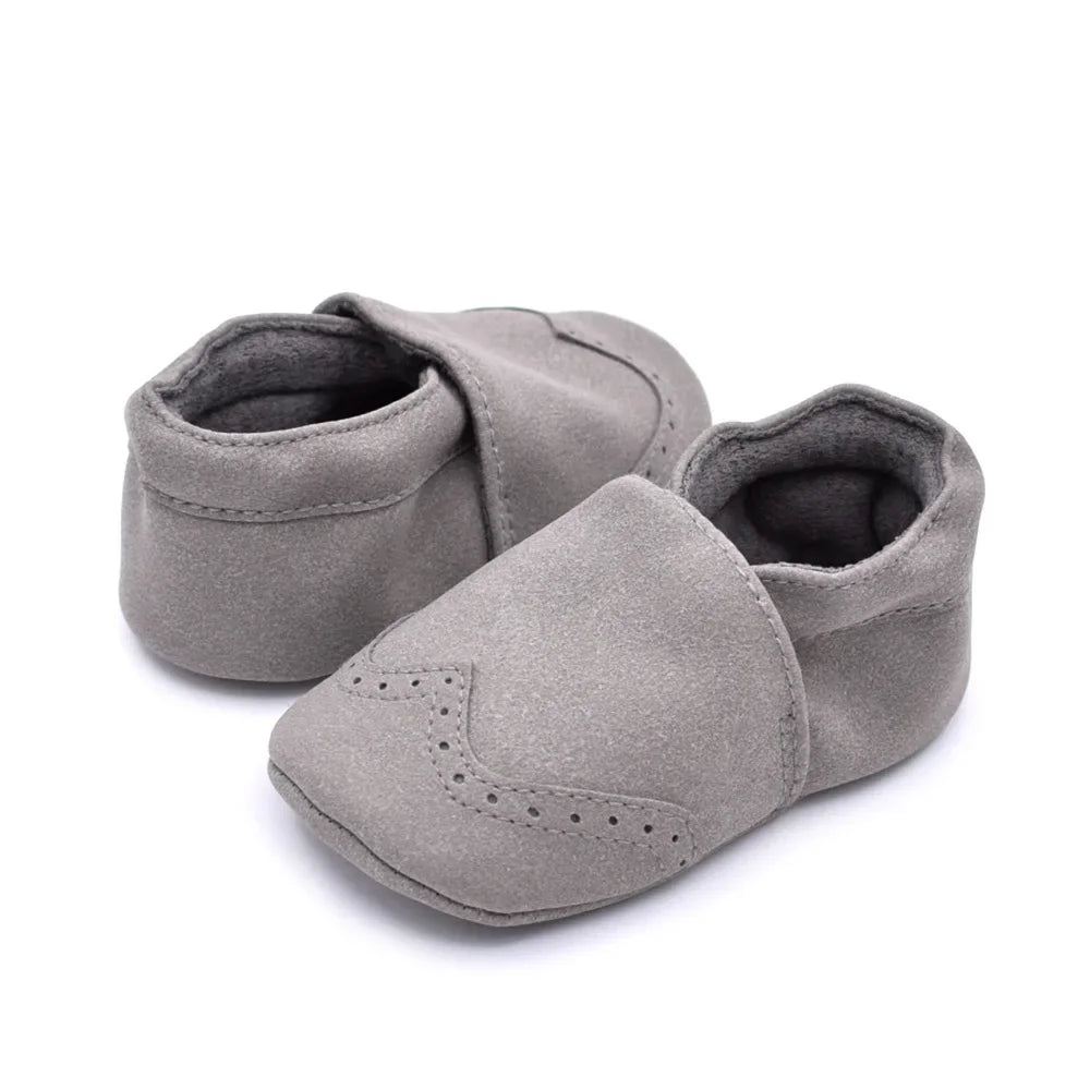 Baby Boy Girl Shoes Soft Leather Infant Toddler Baby First Walker Casual Anti-slip Toddler Baby Kids Crib Shoes -18 Months
