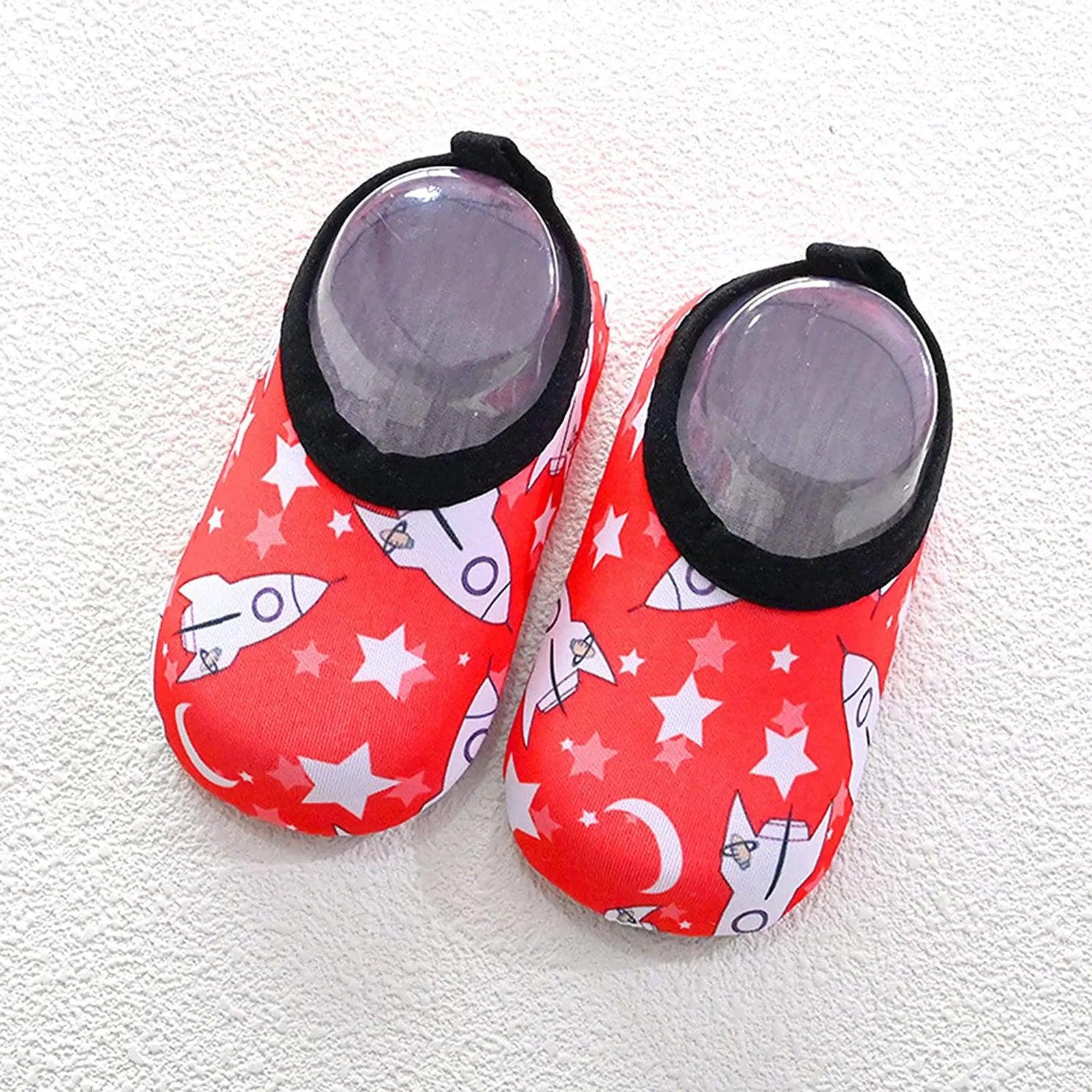 Baby Boy And Girl First Walkers Cartoon Printed Cute Quick Dry Shoes Toddler Shoes Beach Outdoor Lighweight Shoes