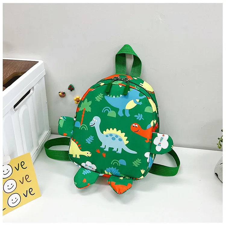 Cute Children Bag Cartoon Dinosaur Kids School Bags Kindergarten Preschool Outdoor Travel Backpack for Boys Girls Anti-lost