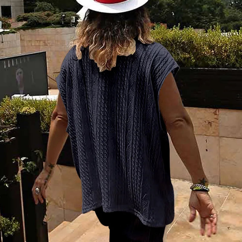 Summer Hot Selling Men's New Comfortable and Breathable Daily Outdoor Holiday Casual Loose Top Vest in Europe and America