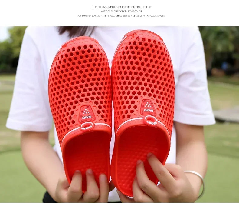 2025 New Men Summer Slippers High Quality Non Slip Beach Shoes For Women Breathable Couples Fashion Comfortable Garden Shoes