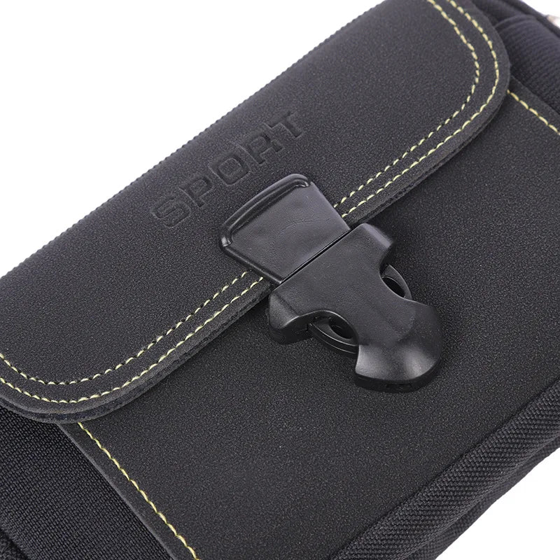 Man Belt Pouch Mobile Phone Bag for Men Phone Holster Bag Molle Waist Bag Pack Small Tactical Duty Belt Backpack Card Holder