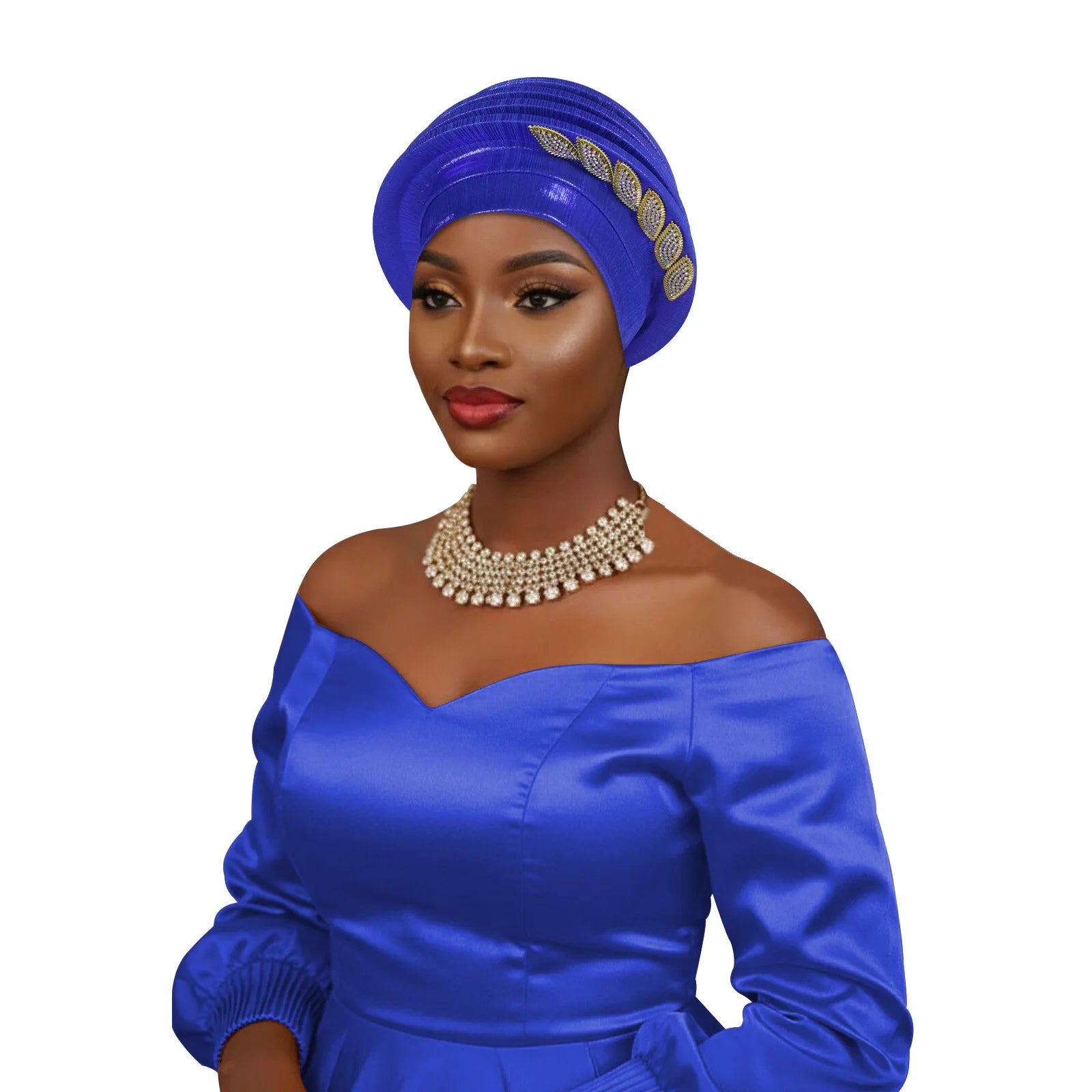 Ready African Auto Gele Headtie Women's Turban Cap Nigeria Wedding Geles Muslim Head Wraps Bonnet Turbante Mujer 2026 New