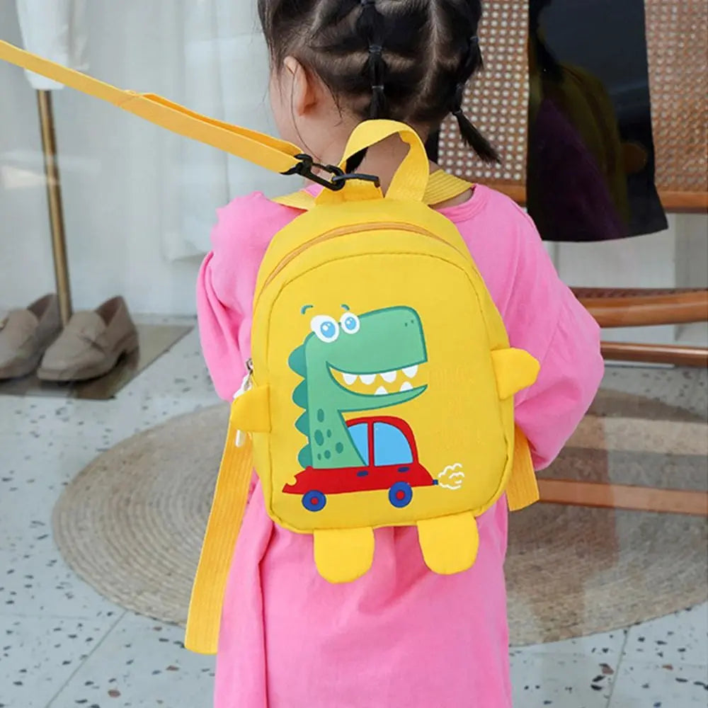 Children Cute Cartoon Dinosaur School Bags Anti-lost Backpacks Toddler Rucksack Kindergarten Schoolbag