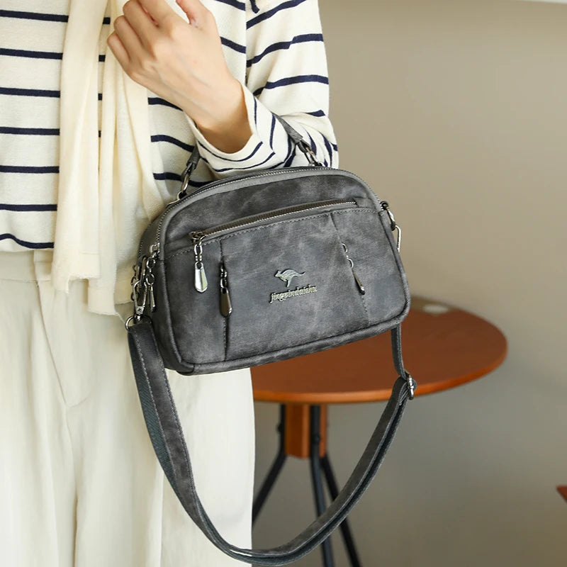 New Women Bags Trend nylon Messenger Handbag Multiple pockets Crossbody Bags Ladies High Quality Shoulder Bag Purses for Womens