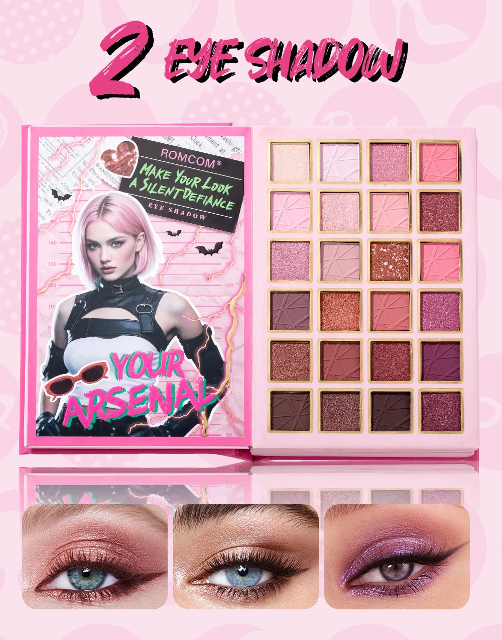5-Page Makeup Palette with 70 Colors: 48 Matte & Shimmer Eyeshadows, 6 Lip Colors, 6 Blushes, and 10 Contour Shades - The Perfec