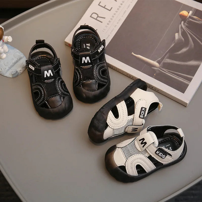 Boy Sandals 2026 summer New Baby Walking Shoes Soft Sole Girls' Sandals Mesh Shoes Children's Sandals Versatile Children's Shoes
