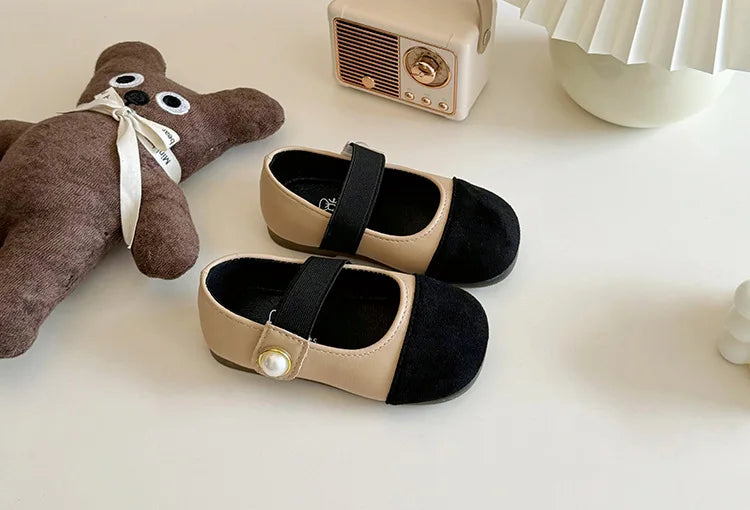 Girl Leather Shoes 2025 Autumn New Brand Girl Shoes French Princess Shoe Elegant Mary Jane Shoe Soft Sole Party Dresses for Girl