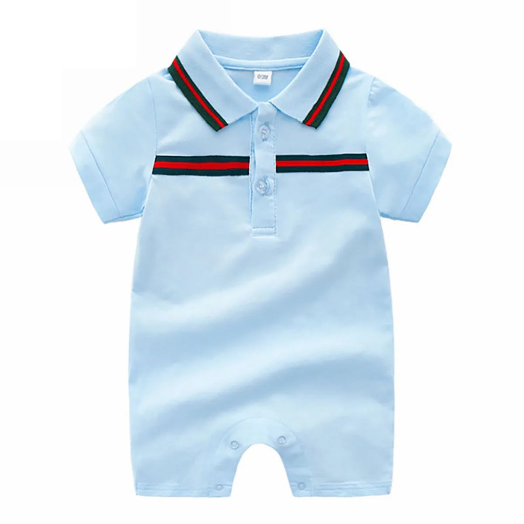 IURNXB Baby Romper Short Sleeve Boys Infant Gentleman Tuxedo Jumpsuit Newborn Outfit Playsuit 100% Cotton Kids Clothes 0-24M