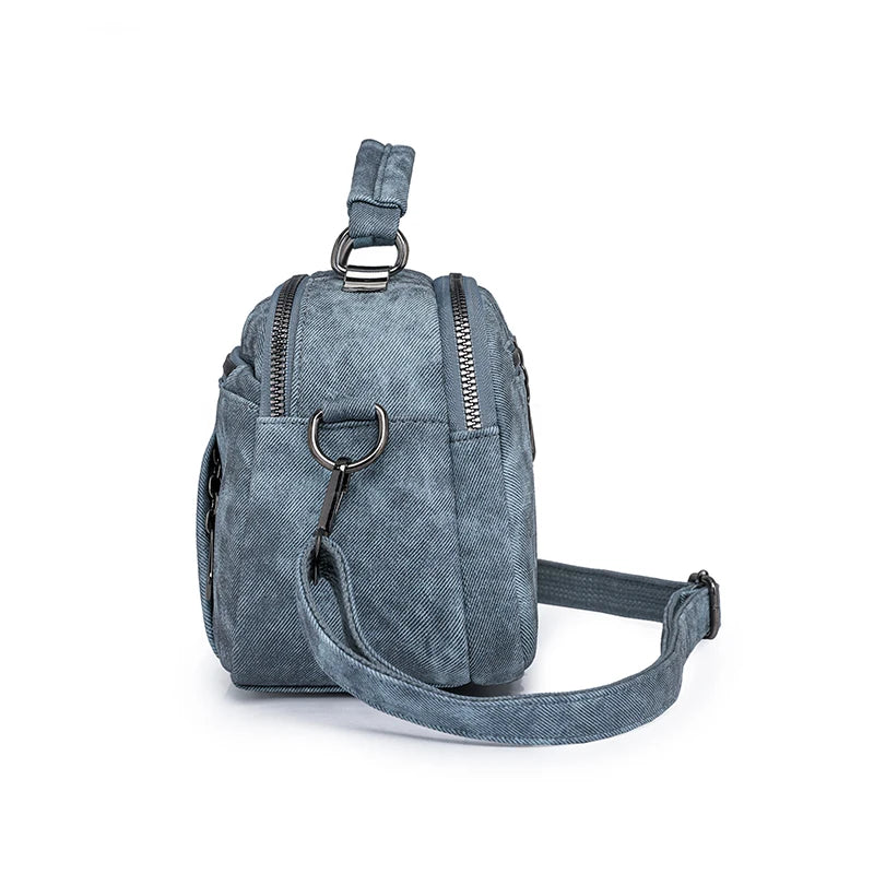 New Women Bags Trend nylon Messenger Handbag Multiple pockets Crossbody Bags Ladies High Quality Shoulder Bag Purses for Womens