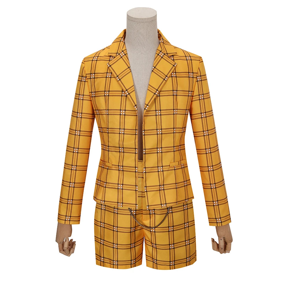 Movie Cher Horowitz Dion Dress Suit School Uniform College Jacket Skirt Woman Outfits Halloween Cosplay Costume