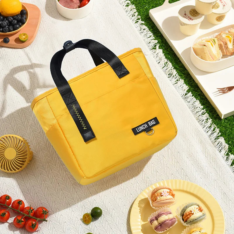 Insulated Lunch Bag for Women Men Kids, Portable Thermal Lunch Tote Bag, Reusable Lunch Box Bag for Work School Picnic Outdoor