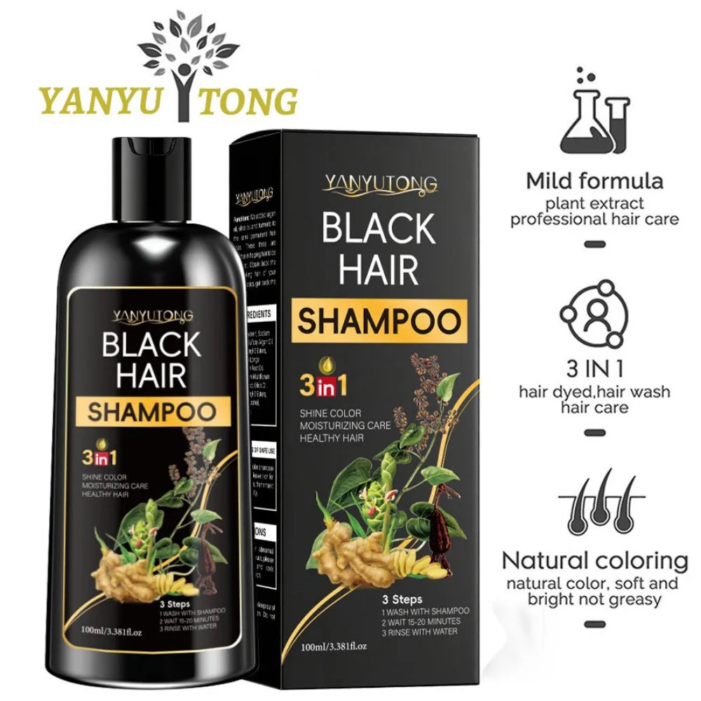 3 in 1 Turmeric Color-Treated Shampoo, Nourishing Color-Treated Shampoo Gentle Formula, Plant-Based, Light Beige