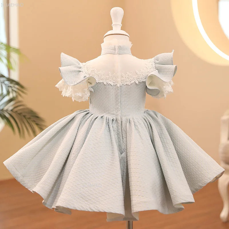 Girls Princess Party Dress Flower Girl Wedding Birthday Evening Reception Formal Wear Clothes Pageant Gown Kids Host Performance