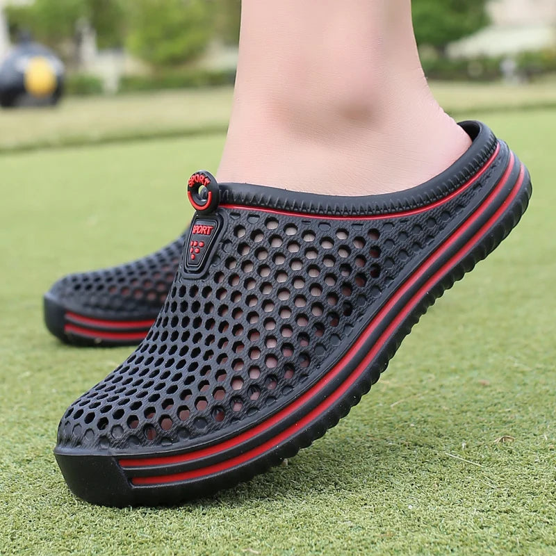 2025 New Men Summer Slippers High Quality Non Slip Beach Shoes For Women Breathable Couples Fashion Comfortable Garden Shoes