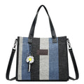 Fashion Messenger Bags For Women Shoulder Ladies Designer Handbag Solid Large Capacity Casual Canvas Shoulder Female Bag