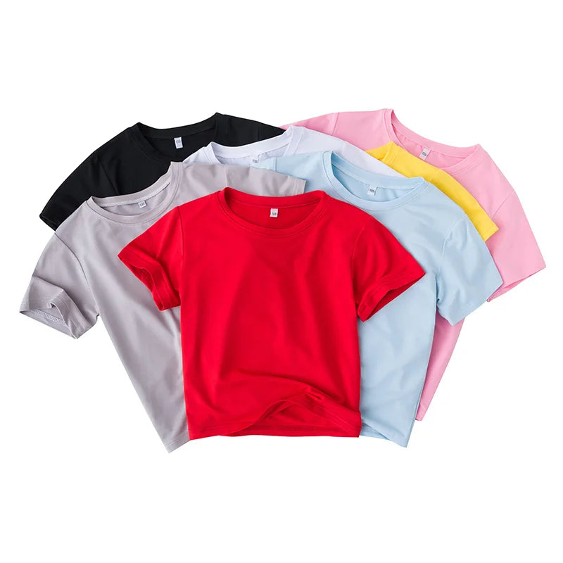 Children's Summer Sets - Boys and girls' 3-13 age group daily wear sports Tshirts,casual short-sleeved shorts,cute gift clothing
