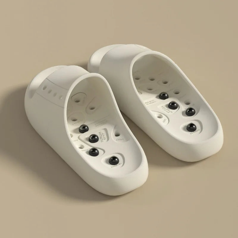 Massage Women's Slippers House Healthy Designer Woman Shoes Summer Foot Therapy Flat New Indoor Bathroom Slides Couple Soft Sole