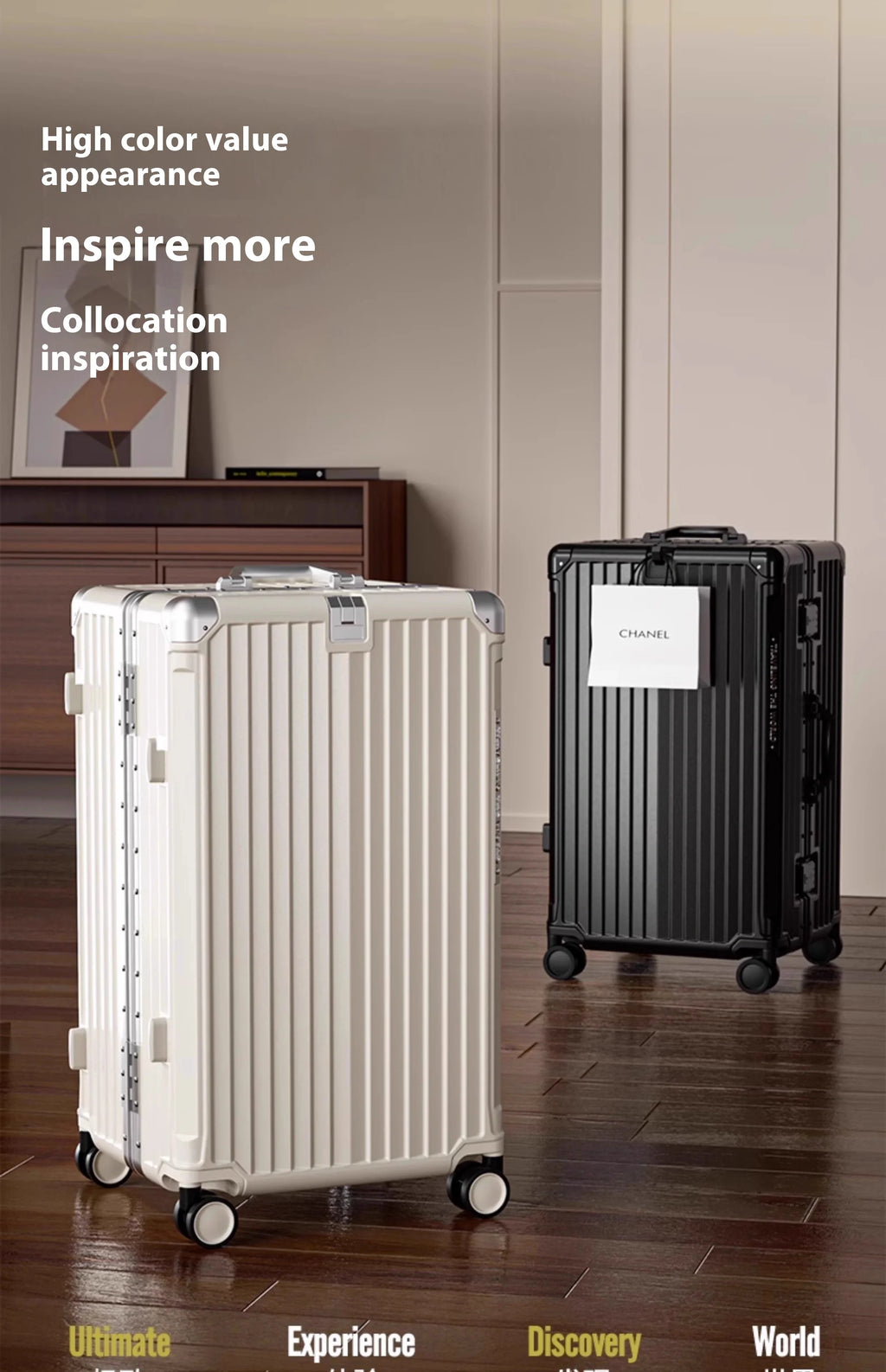 2025 New Suitcase Large Capacity Travel Password Box Registration Box 20/24/26/28/30-inch Trolley Box Men's And Women's Suitcase