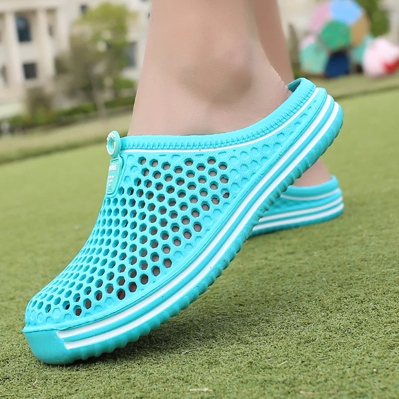 2025 New Men Summer Slippers High Quality Non Slip Beach Shoes For Women Breathable Couples Fashion Comfortable Garden Shoes
