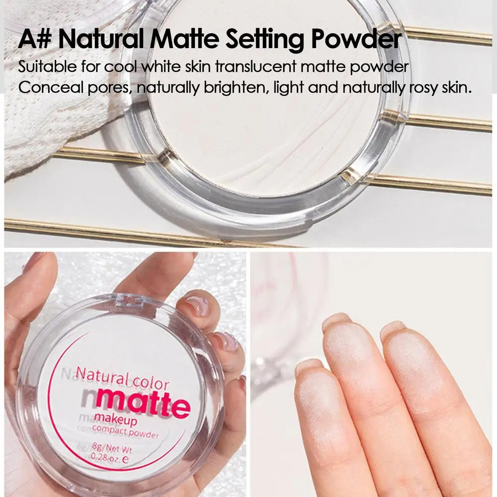 Make Up Face Powder Pressed Powder Brighten Oil-control Nude Makeup Pressed Powder Foundation Makeup Base Cosmetics