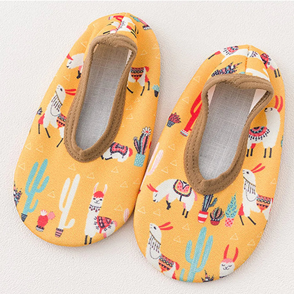 Baby Boy And Girl First Walkers Cartoon Printed Cute Quick Dry Shoes Toddler Shoes Beach Outdoor Lighweight Shoes