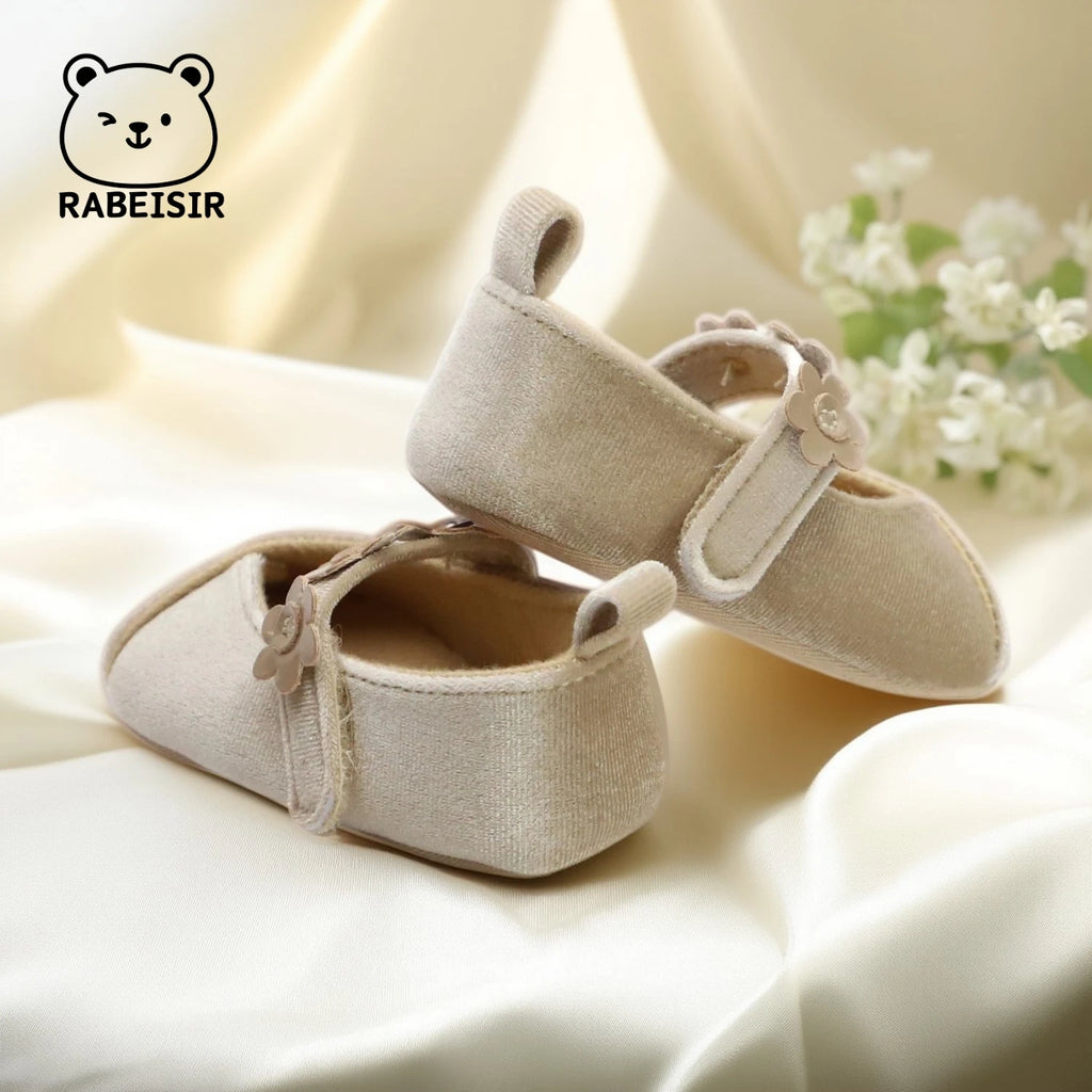 Baby Girl Princess Shoes 0-18 Months Baby Walking Shoes Fashionable and Sweet