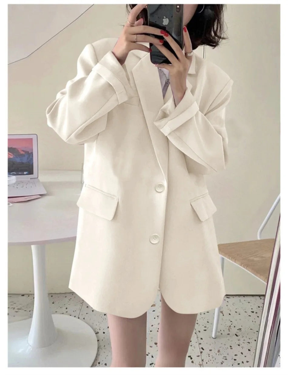 Blazer Woman Spring Summer New Solid Color Suit Jacket Women Korean Fashion Casual Comfortable Suit Woman Clothing Outerwears