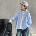 Baby Kids Print Blouses Fall Boys Long Sleeve Shirts 2025 New boys shirts boy top clothes Blouse Back to School Outfit Costume