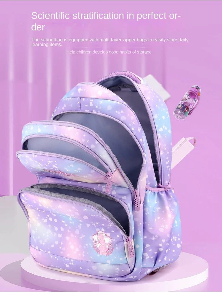Children School Backpack Set with Wheels Students Bags for Girls Trolley Bag Cute Schoolbag Rolling Wheeled Backpack Child Girl