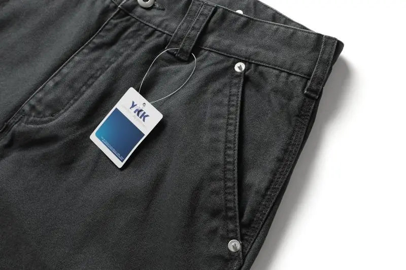 Men Streetwear Fashion Loose Casual Pure Cotton Wide Leg Baggy Pant Cityboy High Street Amikaji Cargo Pants Trousers