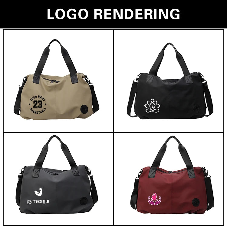 Ladies' shoulder bag custom logo travel bag shoulder bag crossbody luggage bag sports and fitness luggage bag personalized name