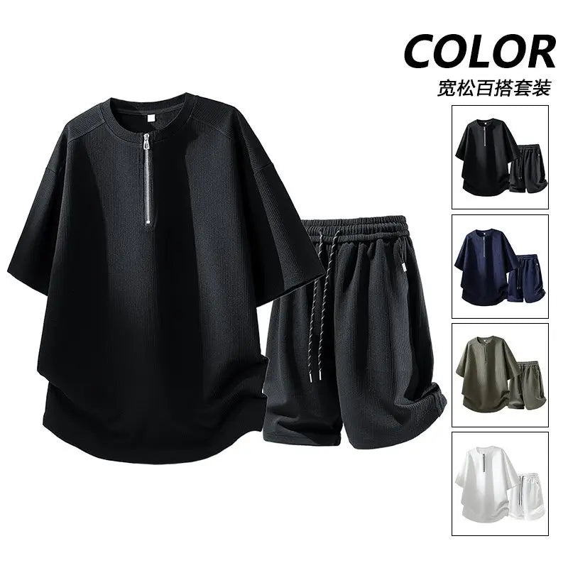 Summer 2026 New Short-sleeved Suit Men Graphic T Shirts Men Clothing Футболки Со Стразами Mens T Shirts