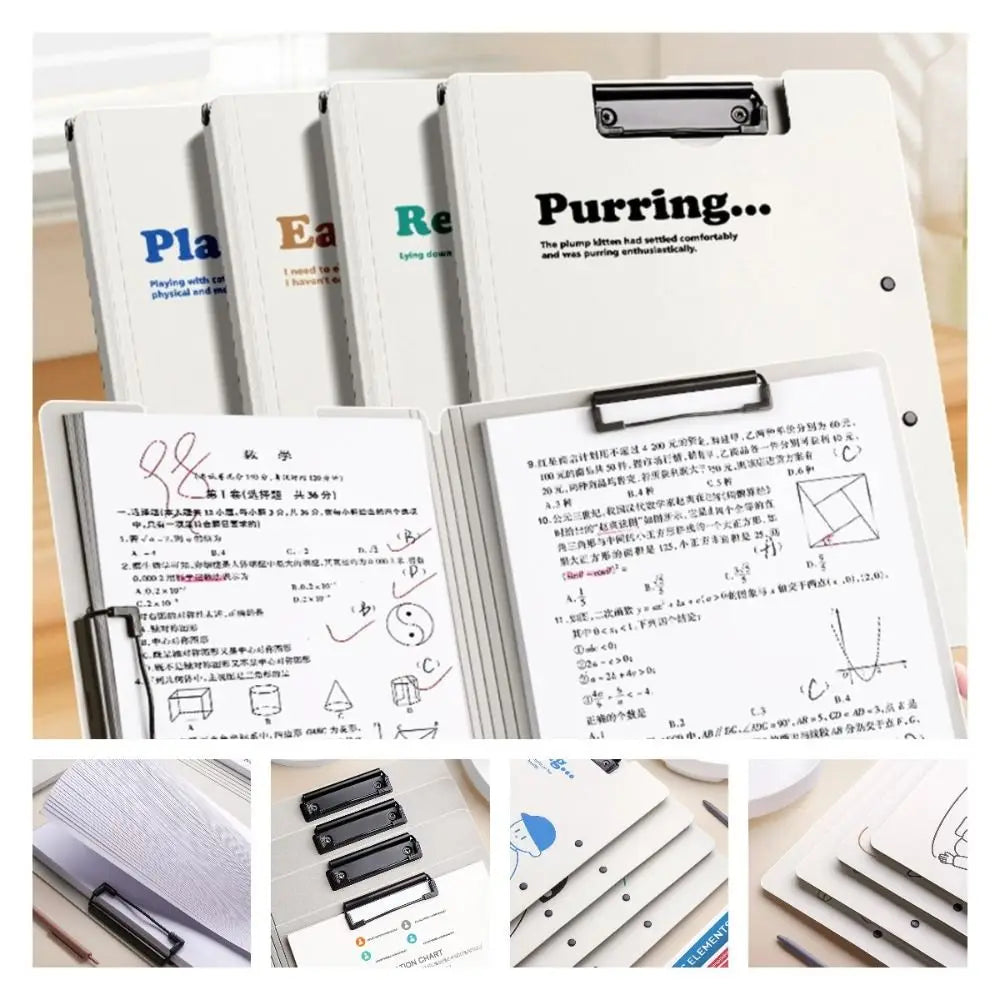Briefcases Writing Pad A4 Board Clip Folder Memo Clip Waterproof File Clipboard Large Capacity A4 File Organizer Business