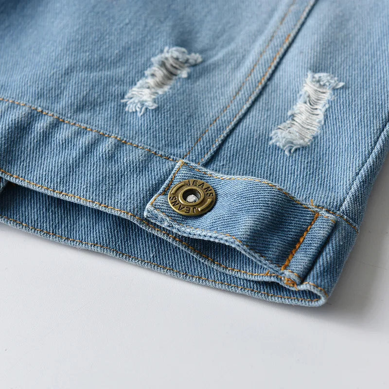 Personalized Denim Jacket Toddler Outwear Patch Coats Custom Name Jean Jacket  Ideal Gift Birth Presents Autumn 2025 New