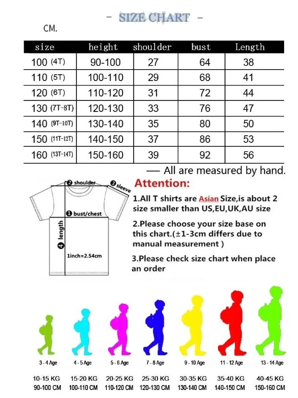 New Summer Tops for Children, Round-neck Short-sleeved Base Shirts for Both Boys and Girls Kids Clothes