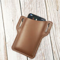 Men Cellphone Loop Holster Case Belt Waist Bag Props Leather Purse Phone Wallet Outdoor Portable Phone Belt Bag