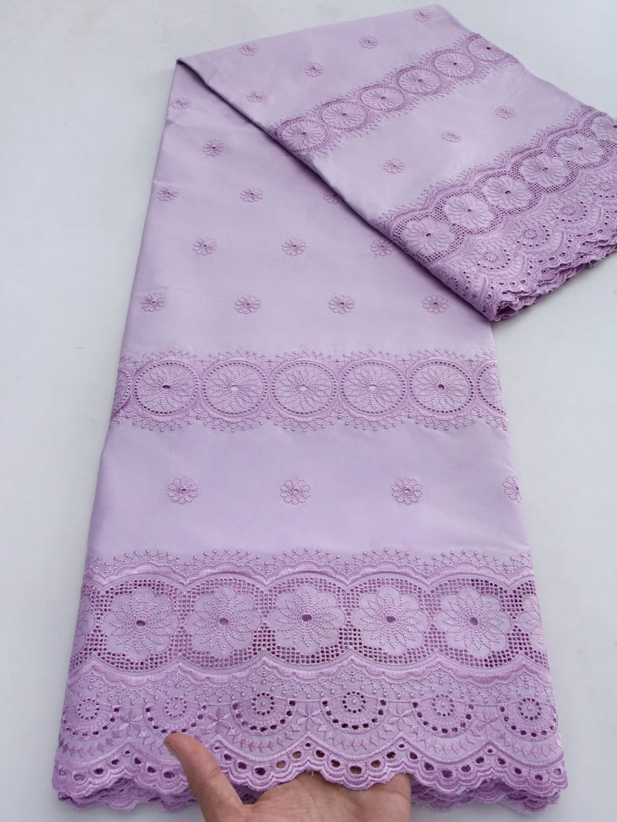 Kalume Fashion Nigerian Cotton Dry Lace Fabric 2026 High Quality Swiss Voile Stones Embroidery Lace Fabric For men Prom Party